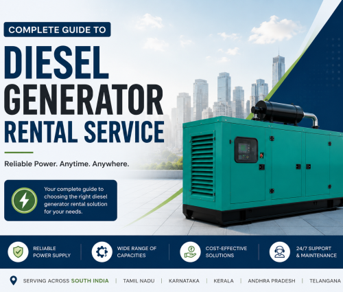 Complete Guide to Diesel Generator Rental Service