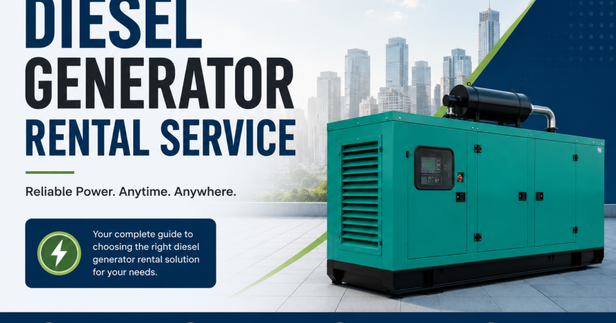 Complete Guide to Diesel Generator Rental Service